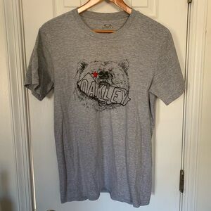 Oakley Grey Cali Bear Graphic Tee